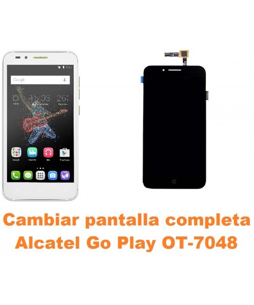 Cambiar pantalla completa Alcatel OT-7048 Go Play