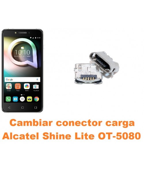 Cambiar conector carga Alcatel OT-5080 Shine Lite