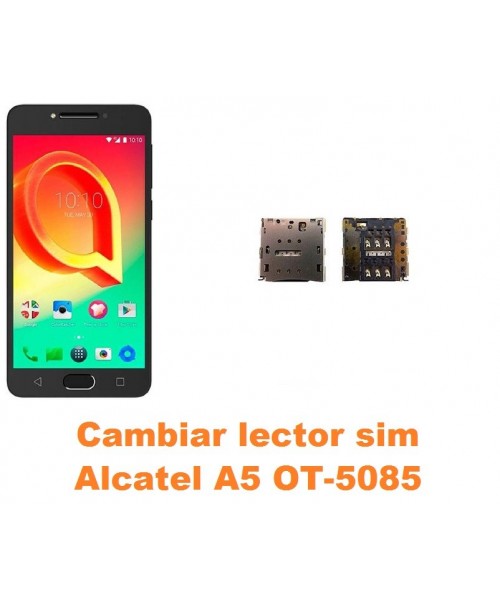 Cambiar lector sim Alcatel OT-5085 A5 A5 LED