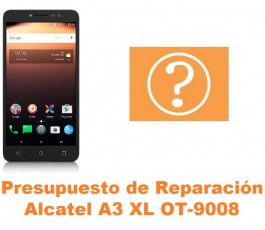 Presupuesto de reparación Alcatel OT-9008 A3 XL