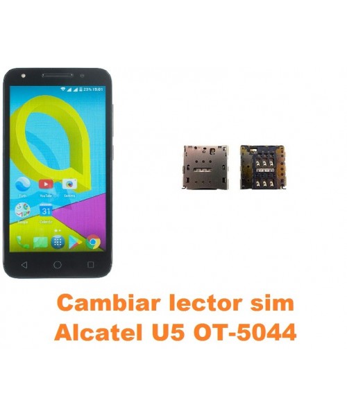 Cambiar lector sim Alcatel OT-5044 U5