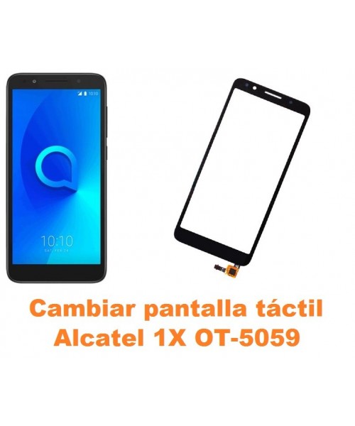 Cambiar pantalla táctil cristal Alcatel OT-5059 1X