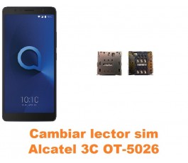 Cambiar lector sim Alcatel OT-5026 3C