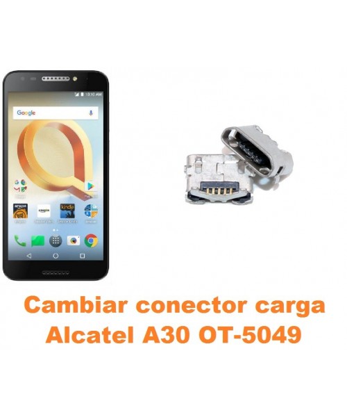 Cambiar conector carga Alcatel OT-5049 A30