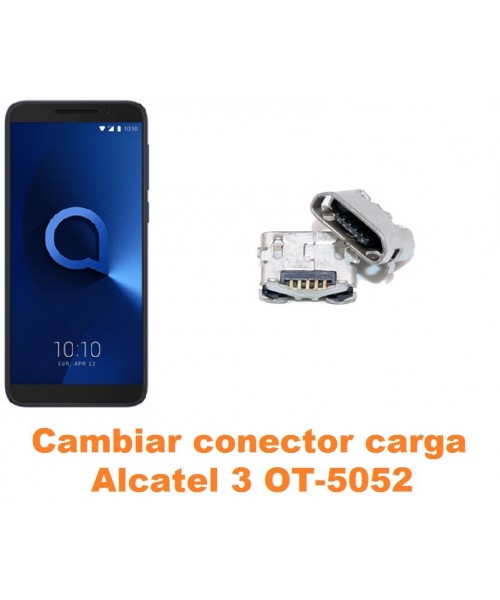 Cambiar conector carga Alcatel OT-5052 3