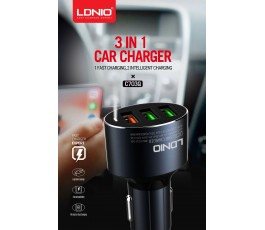 Cargador de coche micro USB Ldnio C703Q