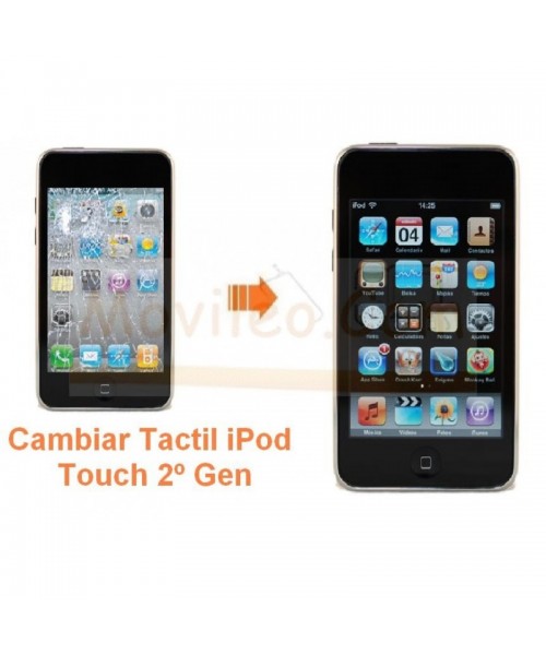Cambiar Pantalla Tactil Digitalizador iPod Touch 2º Generacion - Imagen 1