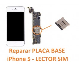 Reparar lector sim iPhone 5