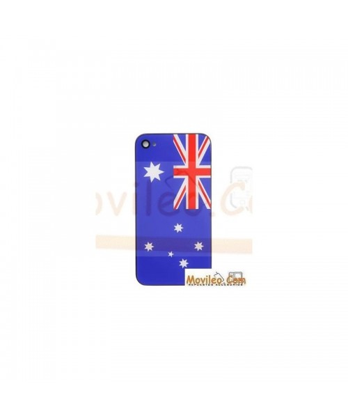 Carcasa trasera, tapa de batería bandera Australiana para iPhone 4 - Imagen 1