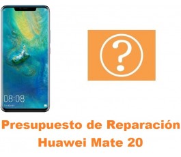 Presupuesto de reparación...