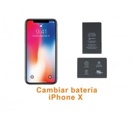 Cambiar batería iPhone X 10