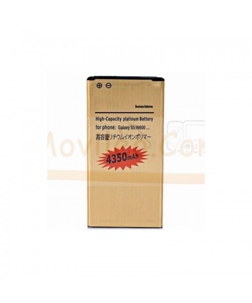 Bateria Gold de 4350mAh para Samsung Galaxy S5 G900F i9600 - Imagen 1