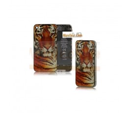 Carcasa trasera, tapa de batería modelo tigre 2 para iPhone 4 - Imagen 1
