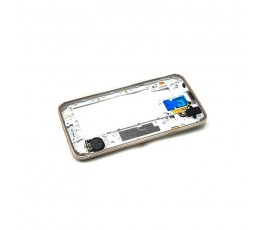 Carcasa Intermedia Marco Lateral para Samsung Galaxy S5 G900F Dorada - Imagen 3