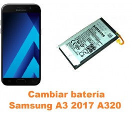 Cambiar batería Samsung A3...