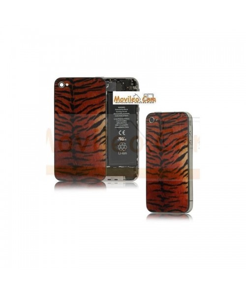 Carcasa trasera, tapa de batería modelo tigre 3 para iPhone 4 - Imagen 1