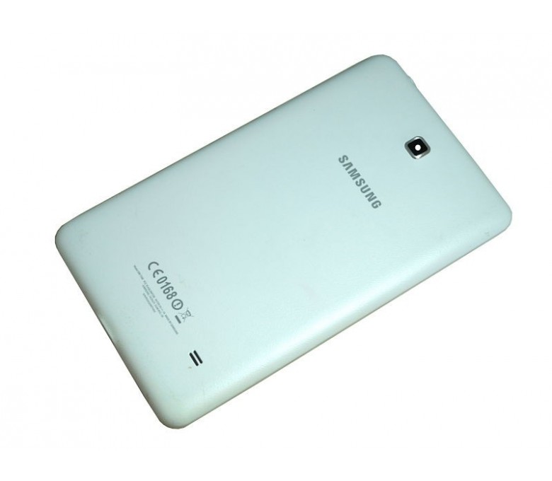 Leer Autocomplacencia Torneado Tapa Trasera para Samsung Galaxy Tab 4 7 T230 Blanco Original [Repuestos]