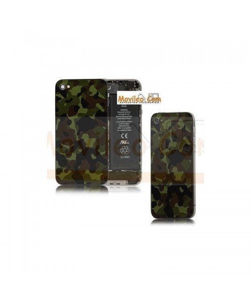 Carcasa trasera, tapa de batería camuflaje para iPhone 4 - Imagen 1