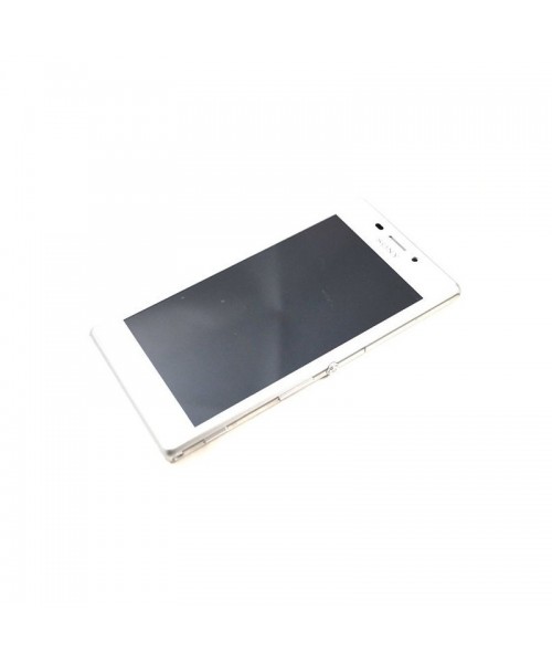 Pantalla Completa Con Marco y Flex para Sony Xperia M2 D2303 D2305 D2306 Blanca - Imagen 1