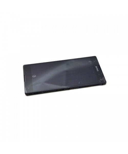 Pantalla Completa Táctil Lcd y Marco para Sony Xperia T2 Ultra Negra - Imagen 1
