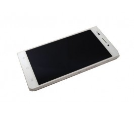 Pantalla completa lcd tactil y marco para Bq Aquaris M5.5 blanca original