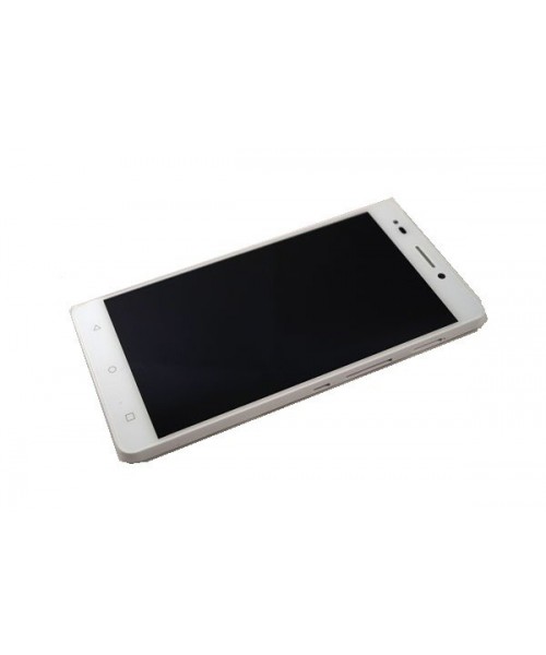 Pantalla completa lcd tactil y marco para Bq Aquaris M5.5 blanca original