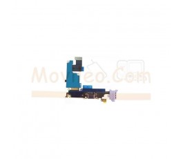 Flex Conector de Carga microfono y jack gris para iPhone 6 Plus - Imagen 1