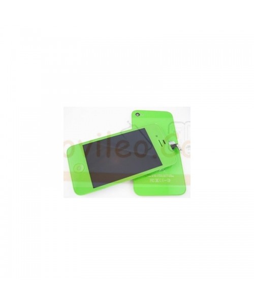 Kit Completo Verde iPhone 4G Pantalla + Tapa + Botón home - Imagen 1