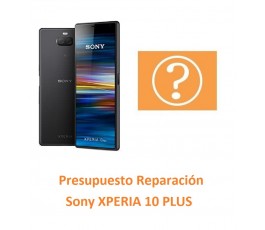 Presupuesto Reparación Sony...