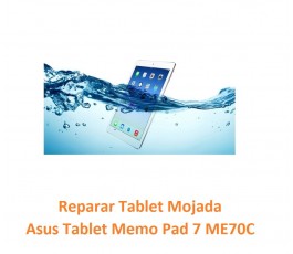 Reparar Tablet Mojada Asus...