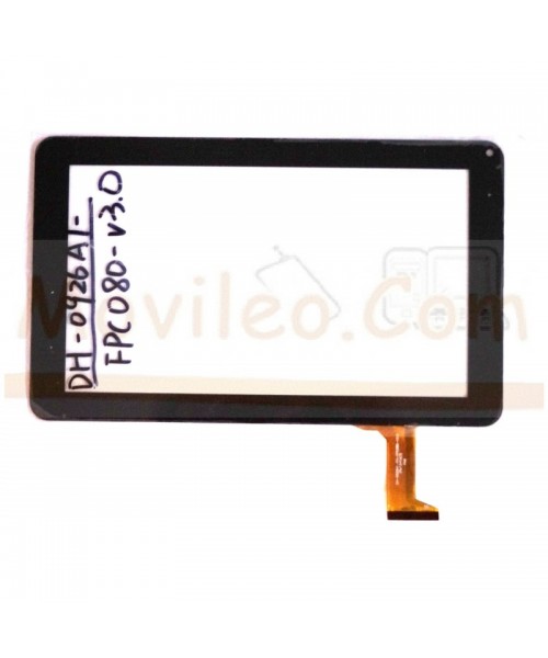 Pantalla Tactil para Tablet de 9´´  Referencia Flex: DH-0926A1-PG-FPC080-V3.0 Negro - Imagen 1