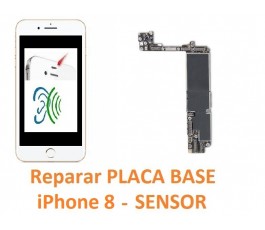 Reparar placa base iPhone 8...