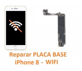 Reparar placa base iPhone 8...