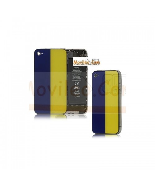 Carcasa trasera tapa de batería bandera Ucrania para iPhone 4s - Imagen 1