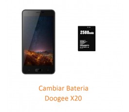 Cambiar Bateria Doogee X20