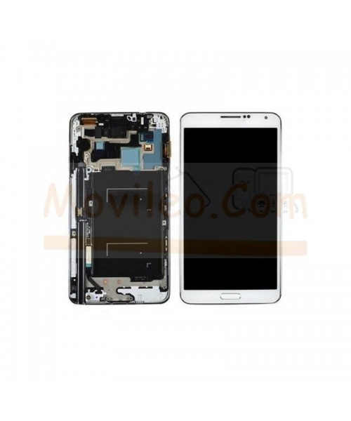 Pantalla Completa Blanca Con Marco para Samsung Galaxy Note 3 Neo N7505 - Imagen 1