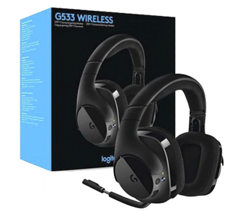 Comprar Cascos Auriculares Inalámbricos Logitech G533 Negros