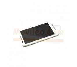 Pantalla completa táctil lcd y marco para Motorola Moto E blanco - Imagen 1