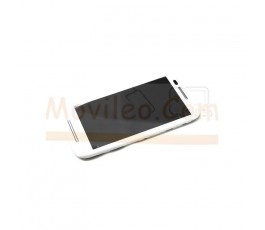 Pantalla completa táctil lcd y marco para Motorola Moto E blanco - Imagen 2