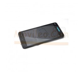 Pantalla completa táctil lcd y marco para Wiko Rainbow S5500 negro y turquesa - Imagen 2