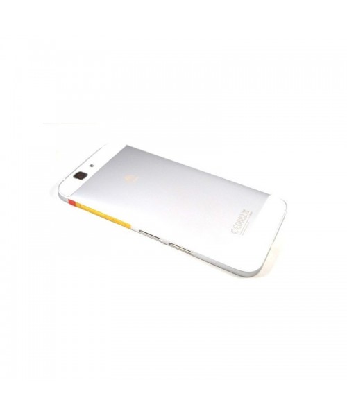 Carcasa Trasera Plateada con Blanco para Huawei Ascend G7 - Imagen 1