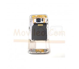 Carcasa Intermedia Chasis para Samsung Galaxy S6 Edge G925 G925F Negro - Imagen 2