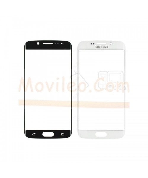 Cristal para Samsung Galaxy S6 Edge G925 G925F Blanco - Imagen 1