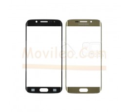 Cristal para Samsung Galaxy S6 Edge G925 G925F Dorado - Imagen 1