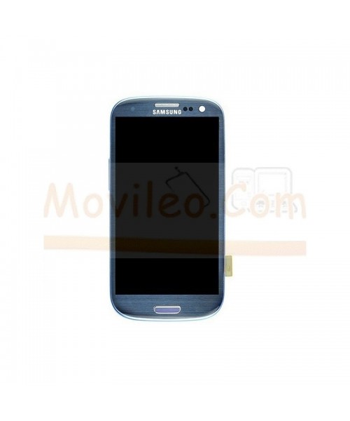 Pantalla Completa con marco para Samsung Galaxy S3 Neo i9301 Azul - Imagen 1