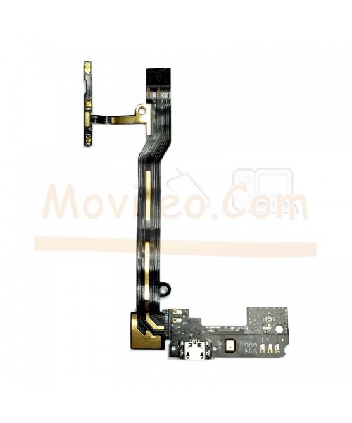 Flex Conector Carga y Microfono Bq Aquaris E5 4G - Imagen 1