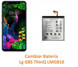 Cambiar batería Lg G8S...