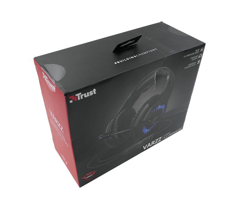 Cascos Trust Gaming Headset GXT 460 Negro Con Luz Led Azul