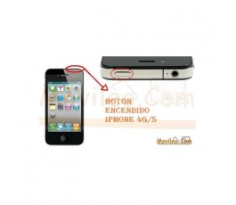 CAMBIAR BOTON ENCENDIDO IPHONE 4G 4S - Imagen 1