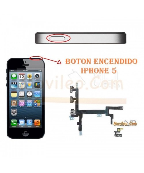 Cambiar Boton de Encendido iPhone 5 - Imagen 1